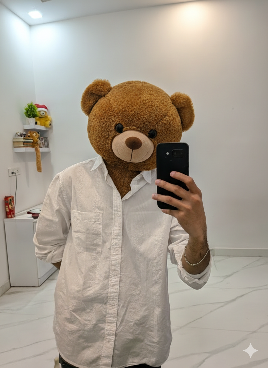Me as a teddy for you